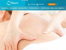 Tablet Screenshot of clinicazorin.com